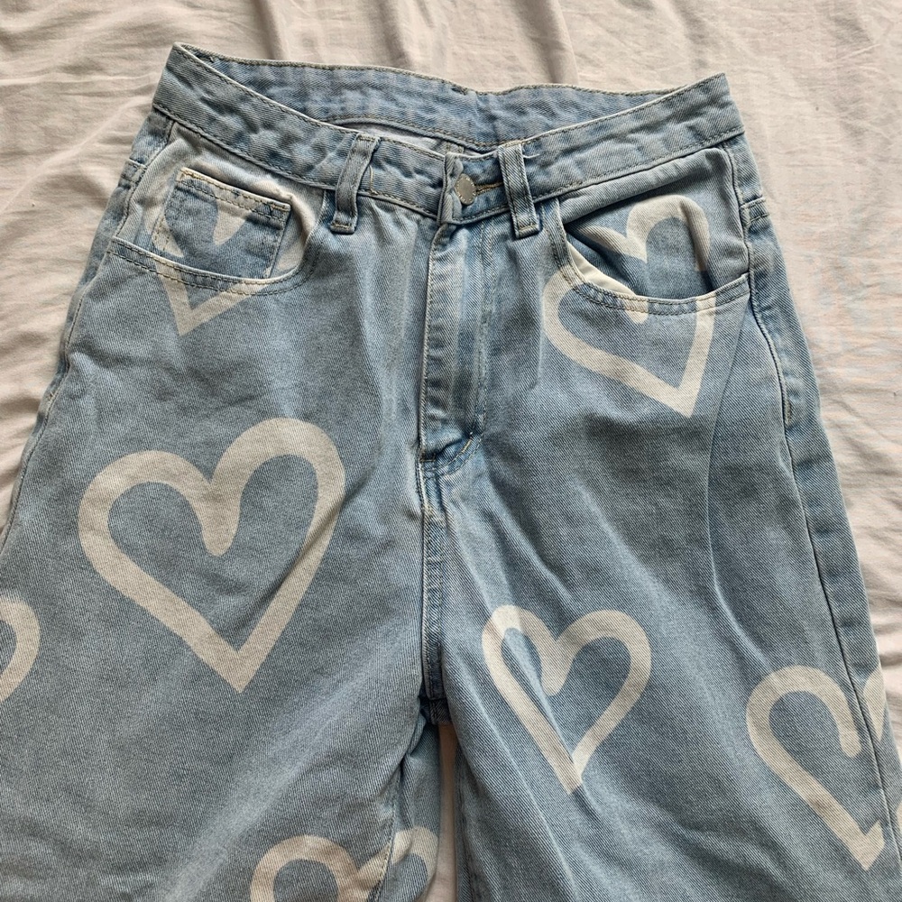 SHEIN Light Blue Denim Jeans